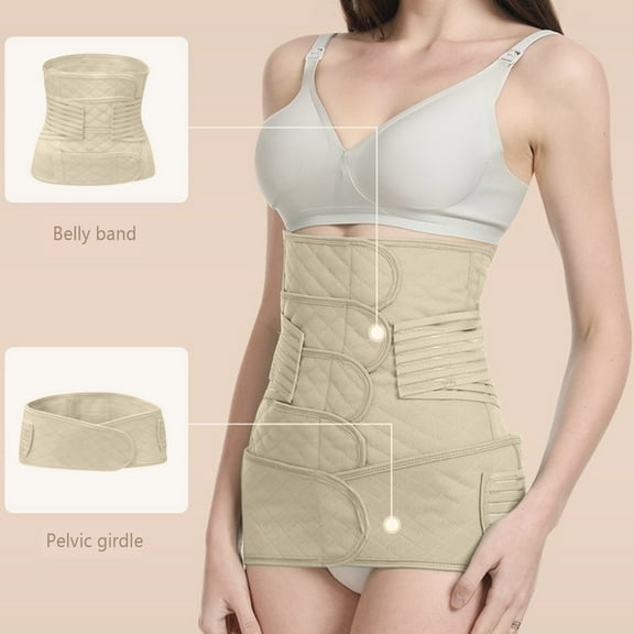 Qepwscx Waist Trimmers Wrap, Slim Belly Belt for Men & Women-Abdominal Waist Trainer,Increased Core Stability Workout Corset Tops for Wome Corset Belt Working Out Shapewear