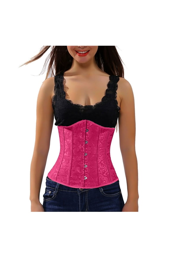 Women Waist Trainer Corset Zipper Hook Shapewear Double Body Shaper Waist Cincher Working Out Shapewear Increased Core Stability Workout Corset Tops for Wome Corset Belt pluss size S-XXXXXXL