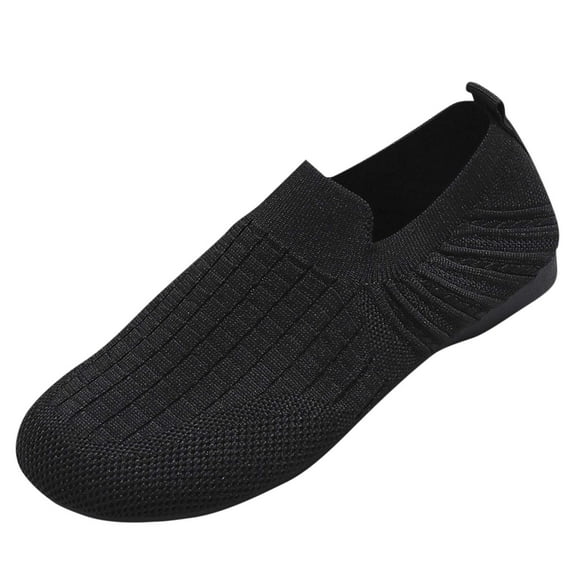 Qepwscx Women's Breathable Flats Shoes, Soft Loafers Flats, Slip on Shoes Loafer Non-Slip Shoes Casual Footwear for All-Day Comfortable Loafers Beach Shose