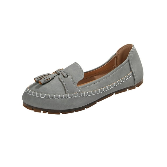 Qepwscx Women's Breathable Flats Shoes, Soft Loafers Flats, Slip on Shoes Loafer Non-Slip Shoes Casual Footwear for All-Day Comfortable Loafers Beach Shose