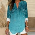 thumbnail image 1 of Qepwscx Womens Oversized Shirts Loose Long Sleeve Graphic T-Shirt Floral Print 2025 Blouse Basic Tees Casual Blouses Tops Ladies Spring Fall Shirt Sweatshirt Plus Size S-XXXXXL, 1 of 4