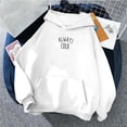 thumbnail image 1 of Qetyuw Always Cold Sweatshirt for Women Casual Oversized Hoodies with Pocket Fashion Letter Print Pullover Long Sleeve Lightweight Tops, 1 of 3