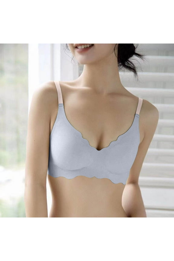 Bras for Women Wirefree Lift T-shirt Bras Seamless Comfort Bralettes Soft Everyday Full Figure Bras