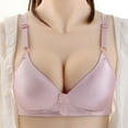 thumbnail image 1 of Qetyuw Women's Bras Wirefree Support T-shirt Bras Cotton Comfortable Bralettes Cozy Everyday Full Figure Bras, 1 of 3