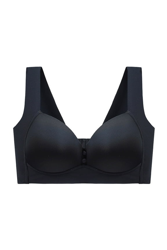 Women's Comfy Wireless Bralette Bras Lifting Push-up T-shirt Bras Solid Color Tank Bras Slimming Seamless Everyday Bras