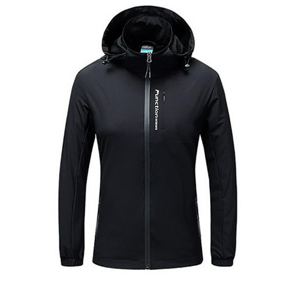 Qetyuw Women's Lightweight Long Softshell Waterproof Ski Jackets Fleece Lined Snow Coat Winter Warm Snowboarding Jackets Anorak Raincoat With Removable Hood