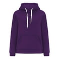 thumbnail image 1 of Qetyuw Women's Oversized Sweatshirt Raglan Long Sleeve Hooded Sweatshirts Casual Loose Pullover with Pocket, 1 of 4