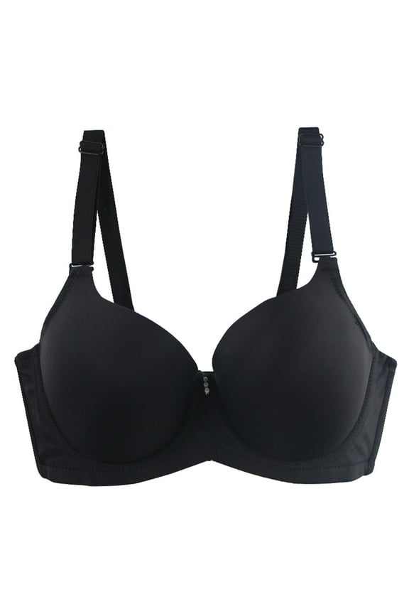 Womens Bras No Wire Push Up T-shirt Bras Seamless Full Coverage Bralettes Shapewear Everyday Full Figure Bras
