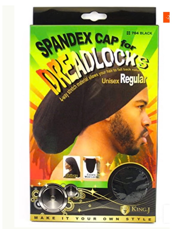Qfitt DreadLocks Smooth Jumbo Wave Cap, Black