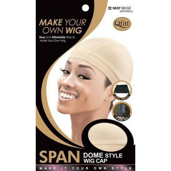 Qfitt Make Your Own Wig Span Dome Style Wig Cap #5037 Natural Color