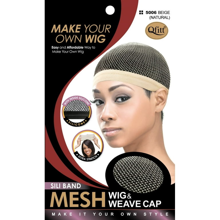 Qfitt Sili Band Mesh Wig & Weave Cap (5006 Natural)