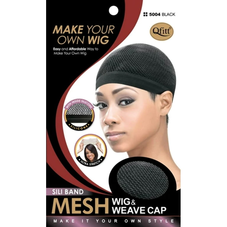 #5004 Mesh Wig & Weaving Cap / Black (12 PC)
