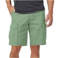 thumbnail image 1 of Qgtaibl M Cargo Shorts for Men Lightweight Quick Dry Outdoor Work Shorts Summer Multi-Pocket Golf Active Shorts Mint Green, 1 of 6