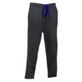 thumbnail image 1 of Qgtaibl Men's Fleece Sweatpants Drawstring Elastic Waist Sport Pants Casual Straight Leg Open Bottom Joggers with Pockets Dark Gray (Mens 2X), 1 of 2