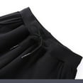 thumbnail image 1 of Qgtaibl Men's Running Sweatpants Fleece Drawstring Elastic Waist Trackpants Lightweight Open Bottom Athletic Pants with Pockets Black (Mens 4X), 1 of 3