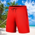 thumbnail image 1 of Qgtaibl Mens 3X Athletic Shorts Mesh Breathable Quick Dry Workout Shorts Performance Running Training Short Pants with Pocket Red, 1 of 5