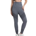 thumbnail image 1 of Qgtaibl Seamless Ribbed Workout Leggings for Women High Waist Stretch Butt Lifting Yoga Pants Moisture Wicking Sweatpants for Gym Running Dark Gray M, 1 of 6
