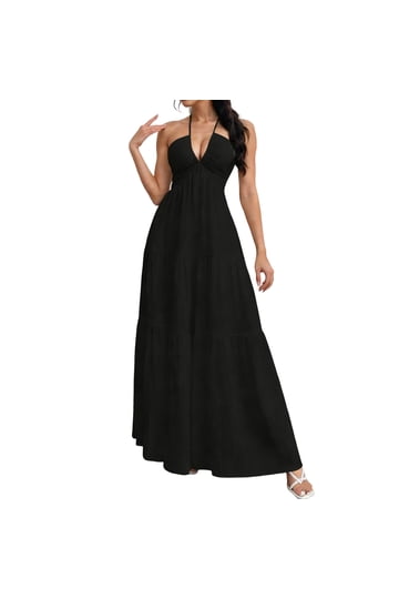 cobalt maxi dress Kaia Halter Dress Cobalt / M