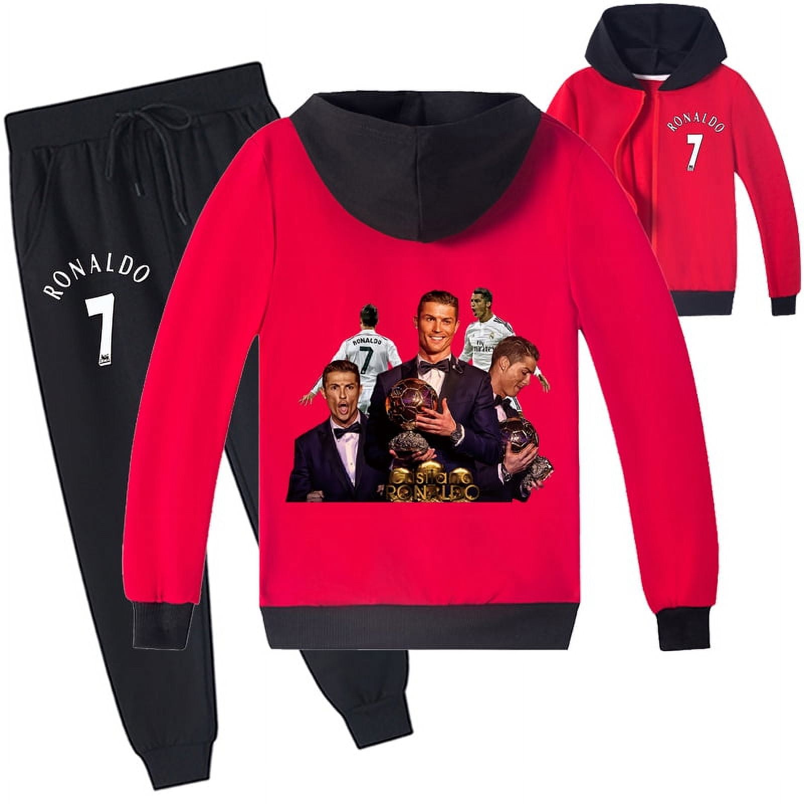 Qhelaa CR7 Cristiano Ronaldo Zip up Tracksuit for Boys and Girls Walmart