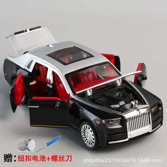 Qhkie Children's Inertia Toy Car – Miniature Luxury Sedan Model, Safe and Durable, Ideal for Indoor and Outdoor Play, Enhances Hand-Eye Coordination