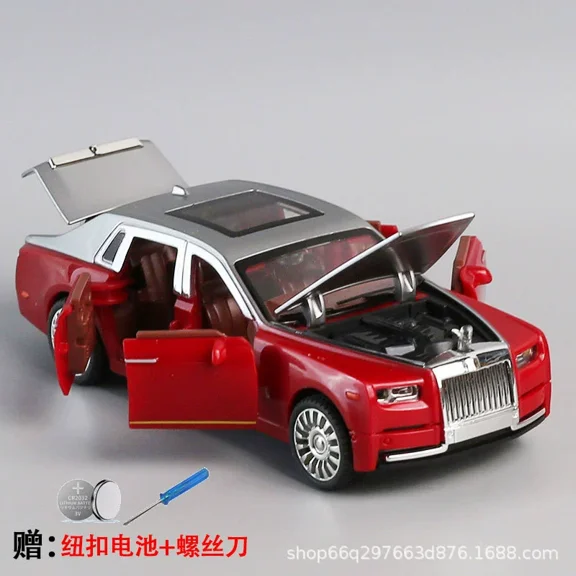 Qhkie Children's Inertia Toy Car – Miniature Luxury Sedan Model, Safe and Durable, Ideal for Indoor and Outdoor Play, Enhances Hand-Eye Coordination