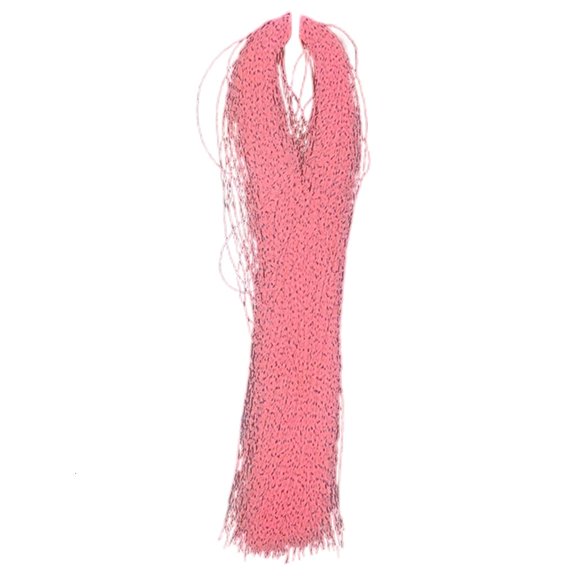 Qhmade 220pcs Crystal Flash Tinsel String Glow Flashabou Jig Tying Streamers