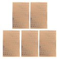 Qhmade 5 Sheets Letter Sticker Alphabet Sticker Self Adhesive Copper ...