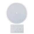 Qhmade Clock Resin Mold Clock Silicone Mold Wall Clock Epoxy Mold for ...