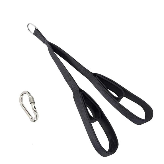 Qhmade Tricep Rope Cable Attachment Workout Rope Tricep Pull Down Extension Strap