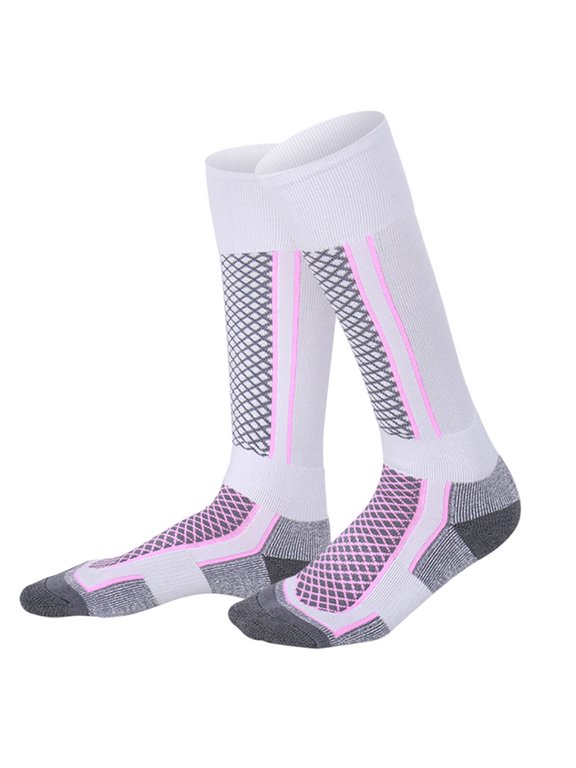 Wool Ski Socks Knee-high Socks Winter Warm Thermal Snowboard Skating Socks