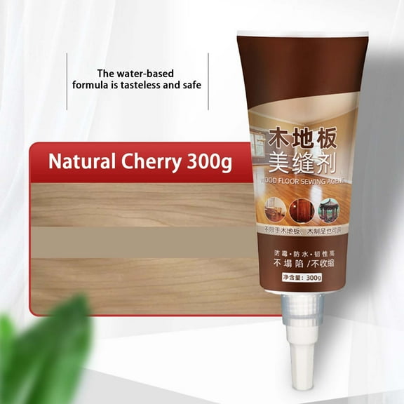 Qhnvtd Wooden Floor Gaps Filler, Beautiful Stitching Seam Sealant, Fills Gaps, Maintains Color Consistency, Easy Application, No Mess, Suitable For All Wood Flooring