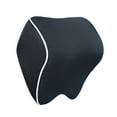 thumbnail image 1 of Qholemyo 100% Memory Foam Car Neck Pillow Adjustable Strap Cervical Support Pillow Travel Essentials Breathable Removable Cover, 1 of 3