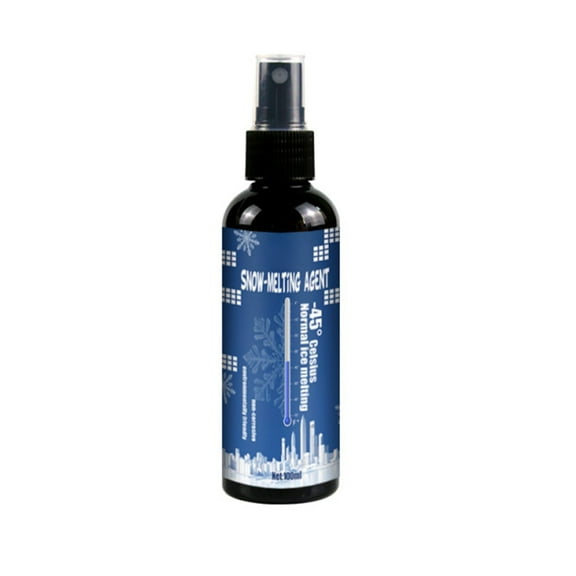 Qholemyo 100ml Car Deicer Spray Snow Melt For Winter Windows Door Handles And Refrigerators
