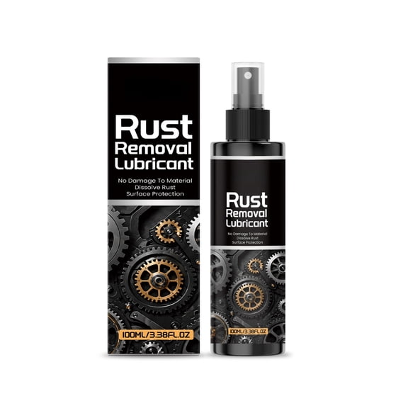 Qholemyo 100ml Car Wheel Rust Remover Spray, Rim Rust Cleaner for Rust Removal, Polishing & Wheel Renovation Maintenance