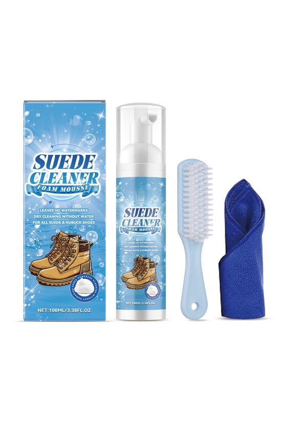 100ml Leather Shoe Cleaner Kit Frosted Sneaker Cleaner For Knitted Boots