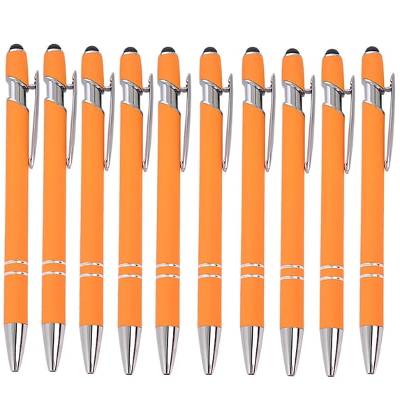 Qholemyo 10Pc Aluminum Rod Pen Retractable Pens -Use Screen Business Student Writing Pen 5Pc 10Ml Smooth Writing Pens Pens For Work Pack Of Pens