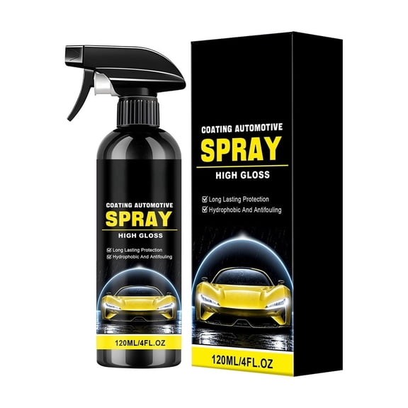 Qholemyo 120ml Professional Nano Paint Coating Agent Spray, Automobile Body Surface Daily Maintenance