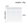 thumbnail image 1 of Qholemyo 12PC Transparent Christmas Icicle Hanging Decorations Simulation Icicle Column Thread Pendant Christmas Tree Ornaments Christmas Hanging Decor, 1 of 5