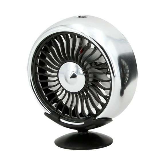 Qholemyo 12V 24V Universal Car Fan Powerful Portable Cooling Fan For Vehicle Truck Dashboard Vent