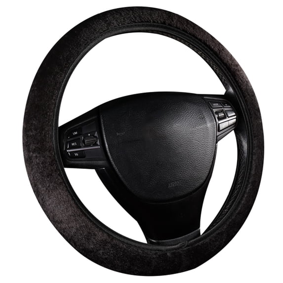 Qholemyo 14-15 Inches Elastic Stretch Soft Warm Non Slip Steering Wheel Cover Car Accessories For Women Car Decor For Women Car Wheel Protector Universal Fits