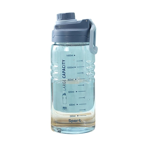Qholemyo 1500ML Super Large Capacity Free Sports Water Bottle With Straw Fitness Outdoor Student Travel Space Cup Leak Proof Easy To Clean