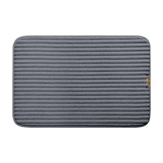 Qholemyo 16X24In Bathroom Rugs Non Slip Washable Rugs Home Decor Super Absorbent Quick Dry Rubber Backing Bath Mat For Bathtub Shower Room
