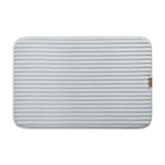 Qholemyo 16X24In Bathroom Rugs Non Slip Washable Rugs Home Decor Super Absorbent Quick Dry Rubber Backing Bath Mat For Bathtub Shower Room