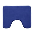 thumbnail image 1 of Qholemyo 16x20 U Shaped Foam Toilet Mat Non Slip Soft Absorbent Bath Rug Machine Washable Quick Dry, 1 of 6
