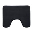 thumbnail image 1 of Qholemyo 16x20 U Shaped Foam Toilet Mat Non Slip Soft Absorbent Bath Rug Machine Washable Quick Dry, 1 of 6