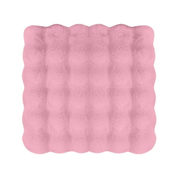 Qholemyo 17.7x17.7 Inches Winter Thickened Short Car Seat Cushion Warm Seat Cushion For Car Thick Chair Pad For Winter Driving