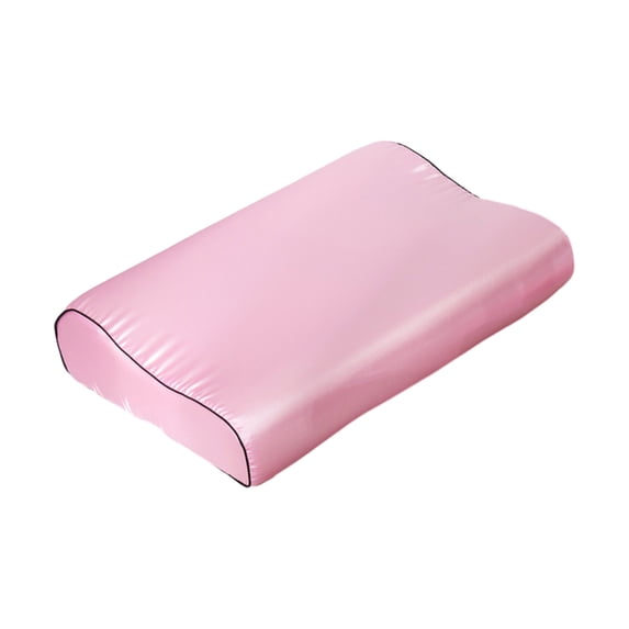 Qholemyo 19.68x11.8 Inch Satin Silk Pillow Covers Hotel Quality Zipper Closure Neck Guard Skin Hair Friendly Soft Breathable Home Goods