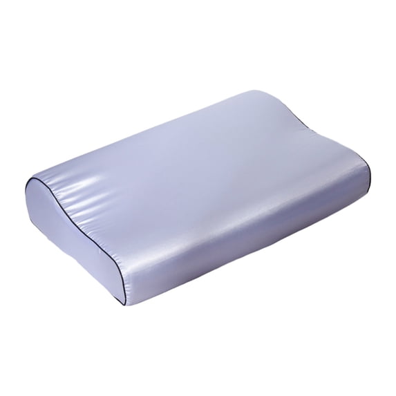 Qholemyo 23.62x15.74 Inch Satin Silk Pillow Covers Hotel Quality Zipper Closure Neck Guard Skin Hair Friendly Soft Breathable Home Goods