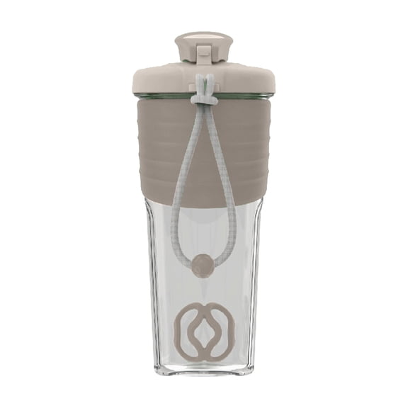 Qholemyo 24oz Portable Protein Mixing Bottle With Mixing Ball Pre Exercise Whey Protein Beverage Gym Water Bottle Leak Proof Easy To Clean