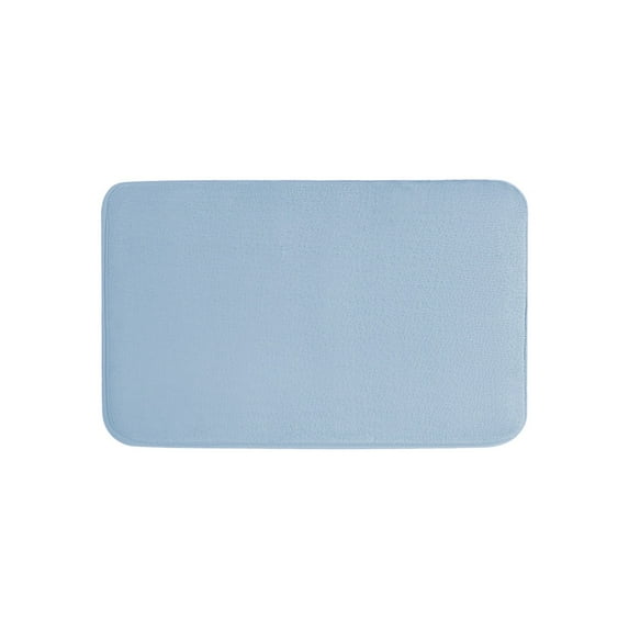 Qholemyo 24x16 Thicken Foam Bath Mat Non Slip Soft Absorbent Rug Machine Washable Quick Dry Home Decor
